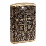 Isqueiro Constantine Zippo 29719 Armor® St. Benedict verso