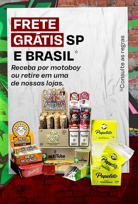 Frete gr&aacute;tis SP e Brasil*. Receba por motoboy ou retire em uma de nossas lojas.